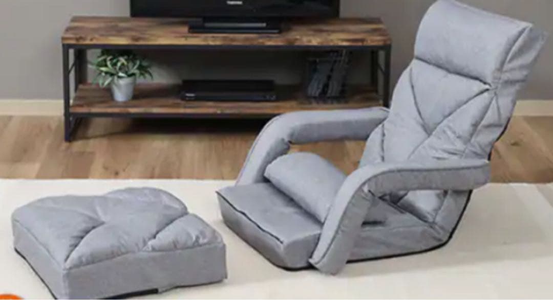 ジャパネットタカタ　座椅子リクライニングチェアー　グレー