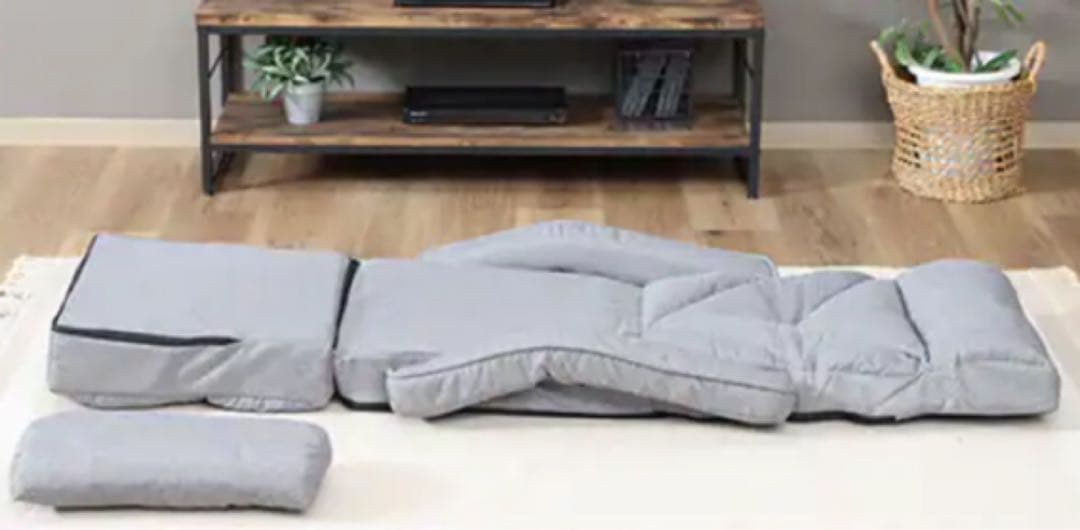 ジャパネットタカタ　座椅子リクライニングチェアー　グレー