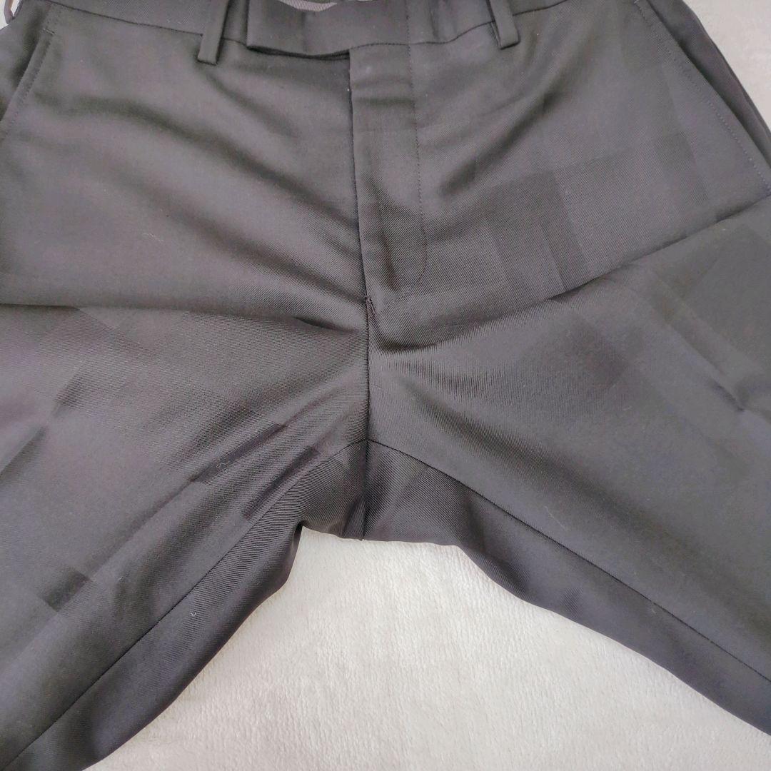 バーバリーブラックレーベル黒 セットアップ シャドーチェックL