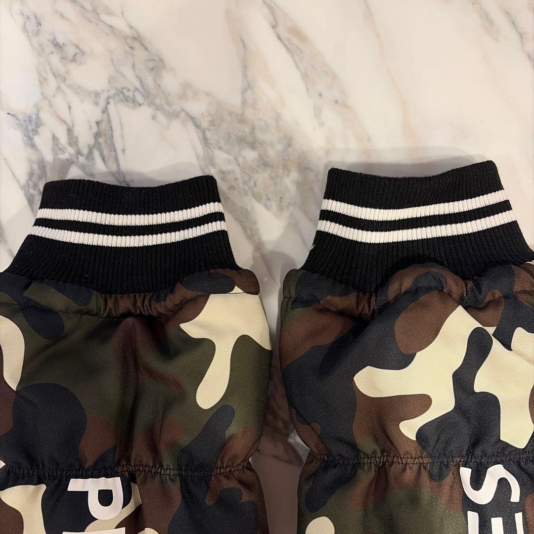 極美品★パーリーゲイツ レッグウォーマー 迷彩柄 裏地フリース 防寒 ゴルフ