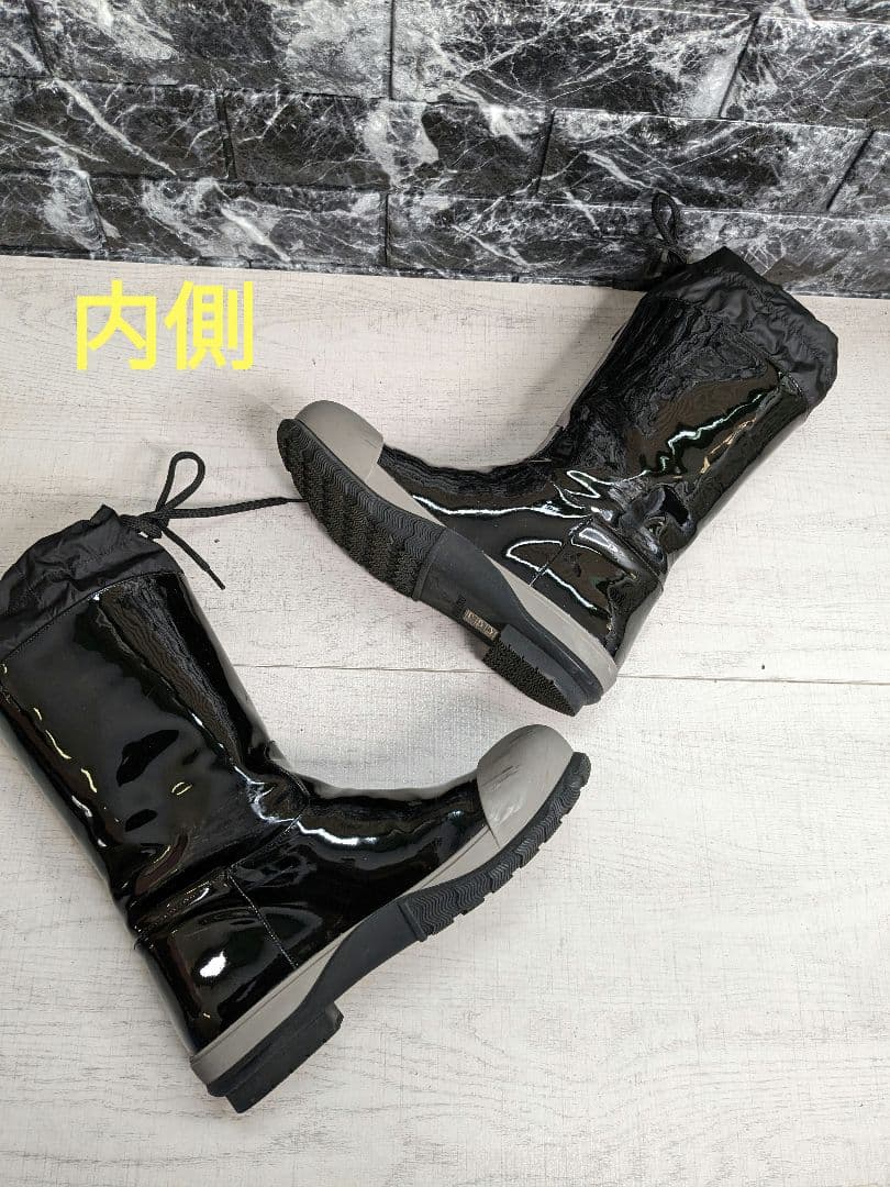 【箱付】MIUMIU　ミュウミュウ　レインブーツ　ブラック　黒