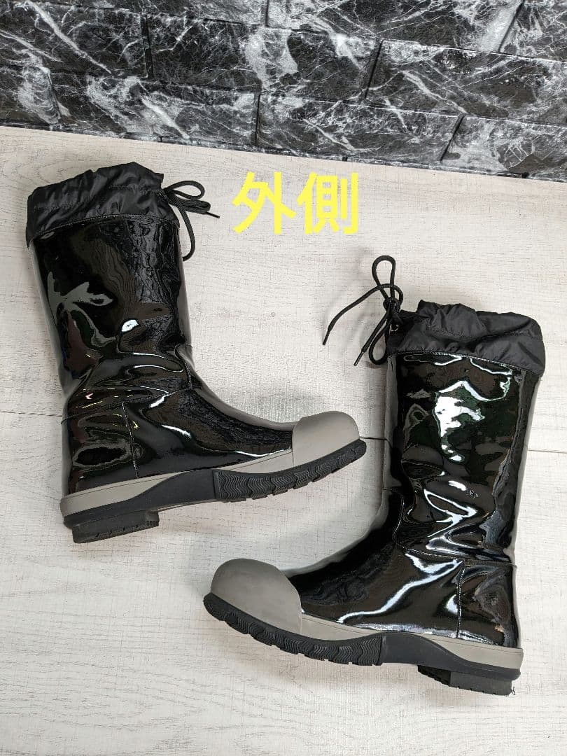 【箱付】MIUMIU　ミュウミュウ　レインブーツ　ブラック　黒