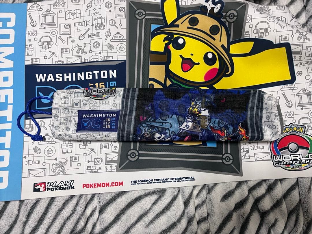 ポケモンwcs2019 ワシントン　プレイマット　選手限定