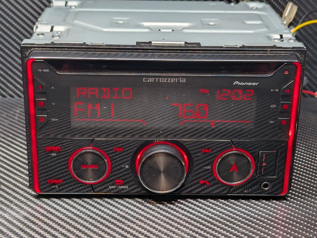 カロッツェリア　FH-4600　CDプレーヤー　ブルートゥース　2DIN