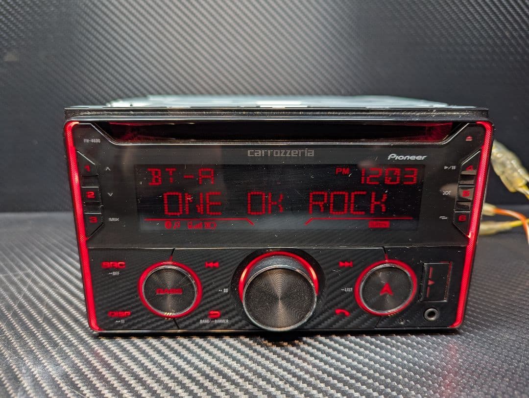 カロッツェリア　FH-4600　CDプレーヤー　ブルートゥース　2DIN