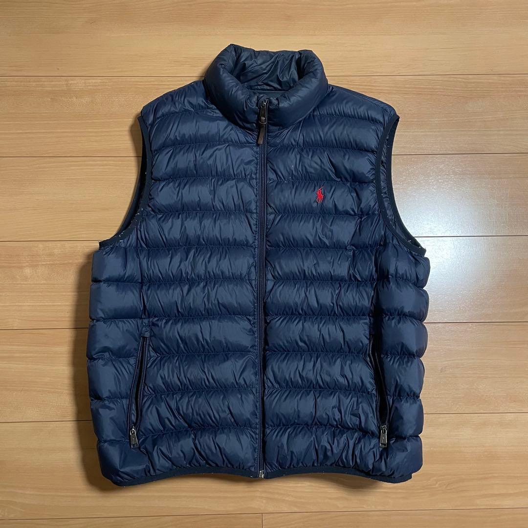 ラルフローレン ダウンベスト ネイビー XXL POLO RALPHLAUREN