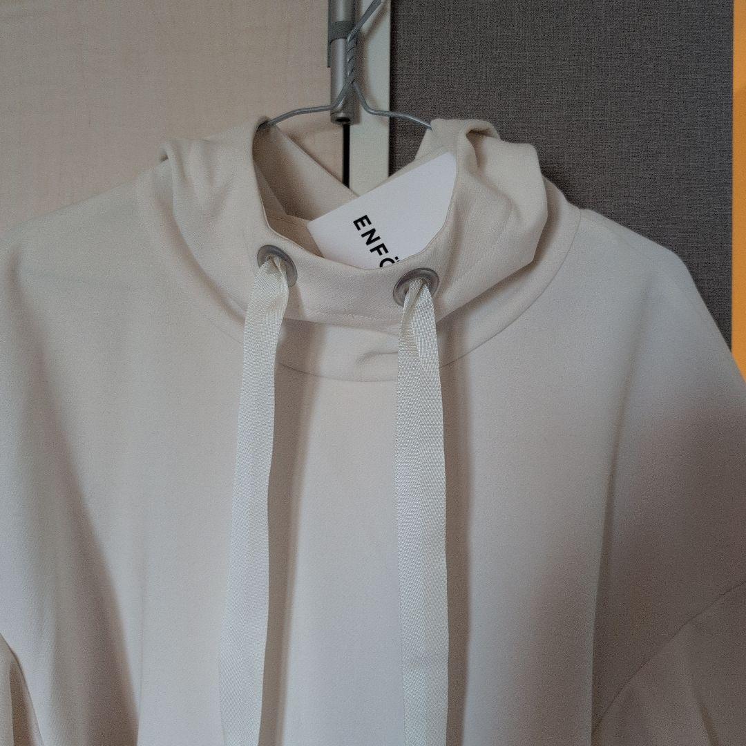 ENFOLD フード付き バルーンスリーブ パーカー 新品 タグ付き