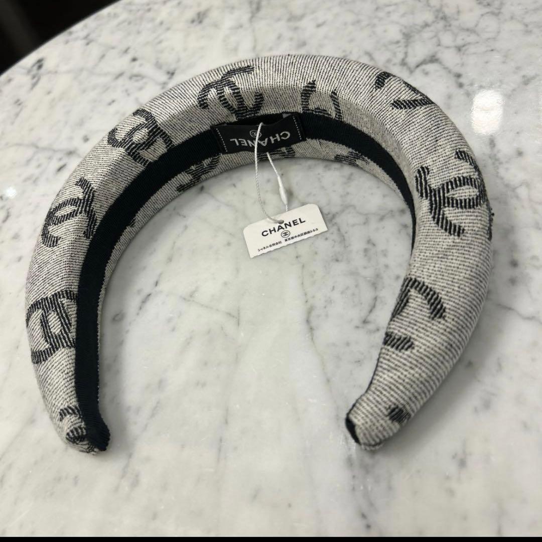 《KELLY》　シャネル　デニムカチューシャ