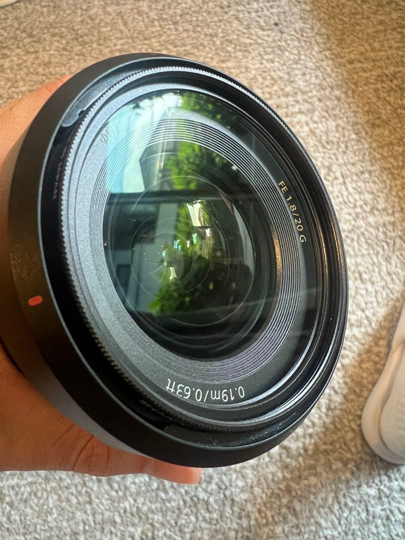 【極美品】SONY単焦点 FE 20mm F1.8 G 純正レンズカバー付