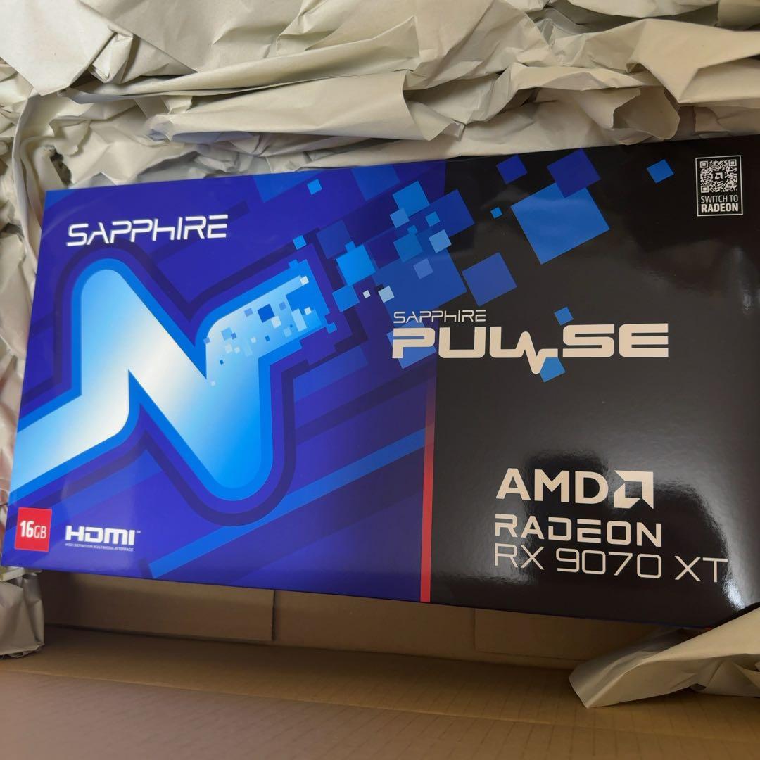 新品　SAPPHIRE PULSE Radeon RX 9070 XT 16GB
