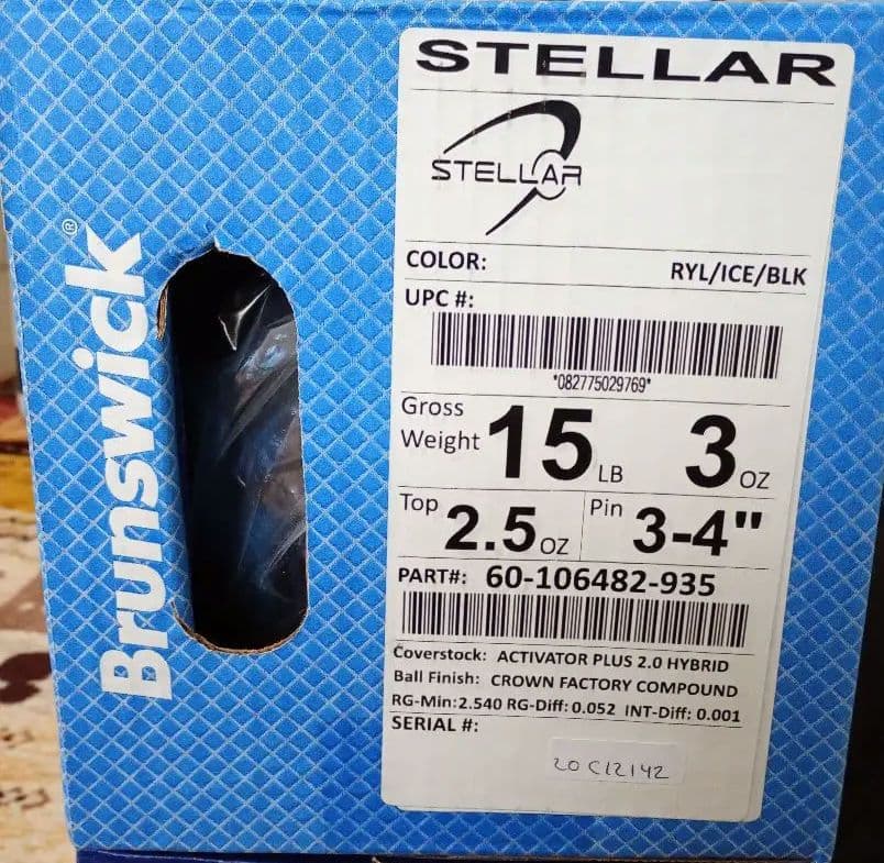新品 未使用‼️ 早い者勝ち‼️Brunswick STELLAR 15ポンド