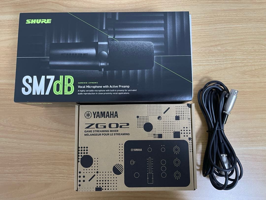 【セット品】SM7dB&ZG02&XLRケーブル