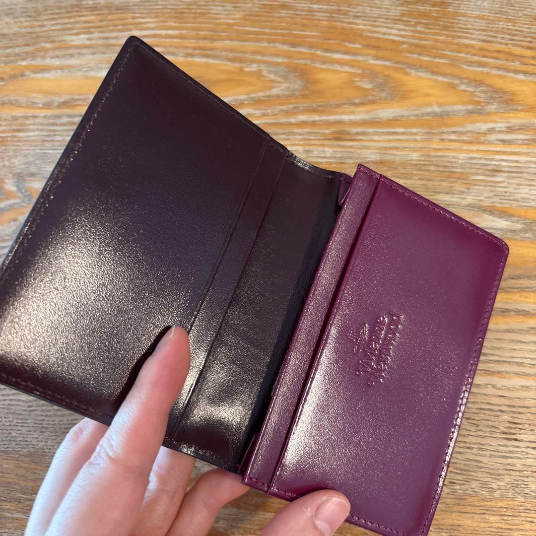 Vivienne ヴィヴィアンウエストウッド　名刺入れ　カードケース　ワイン