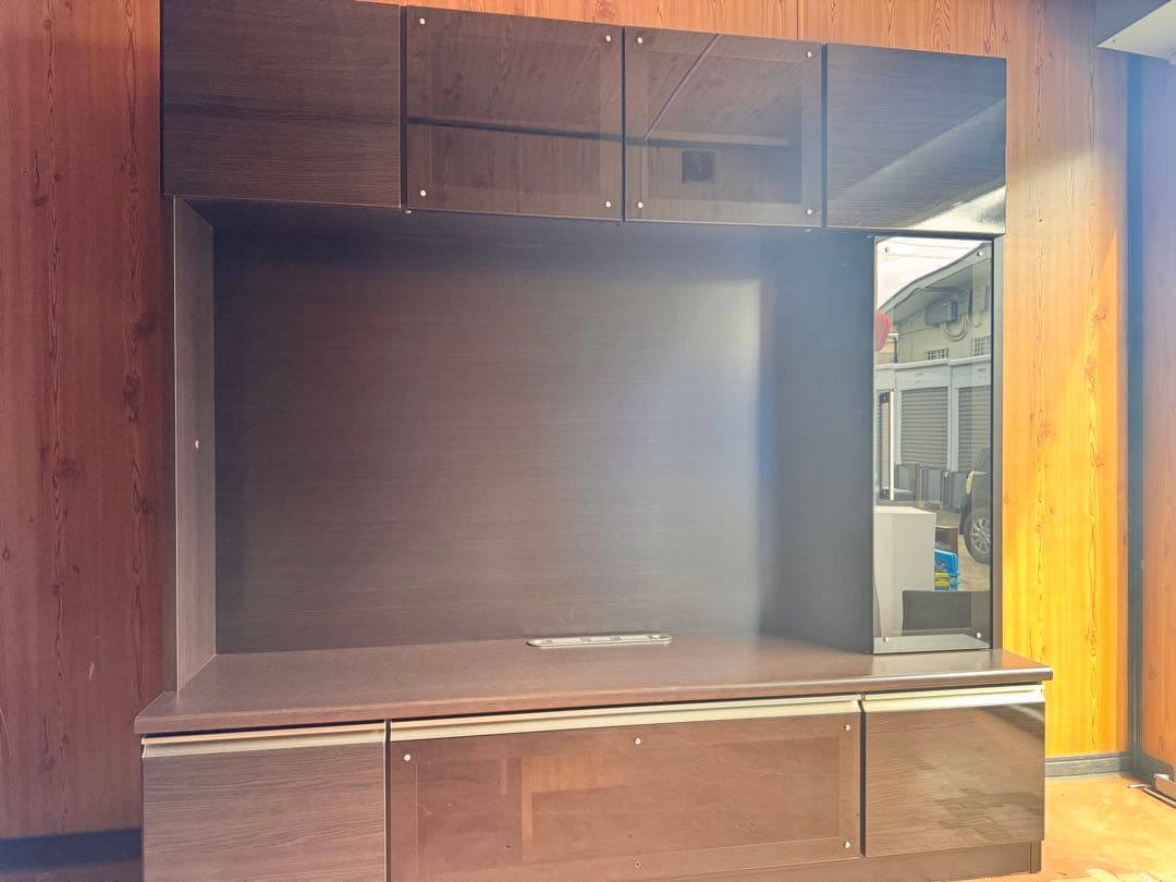 壁面テレビボードテレビ台収納　大型テレビボード