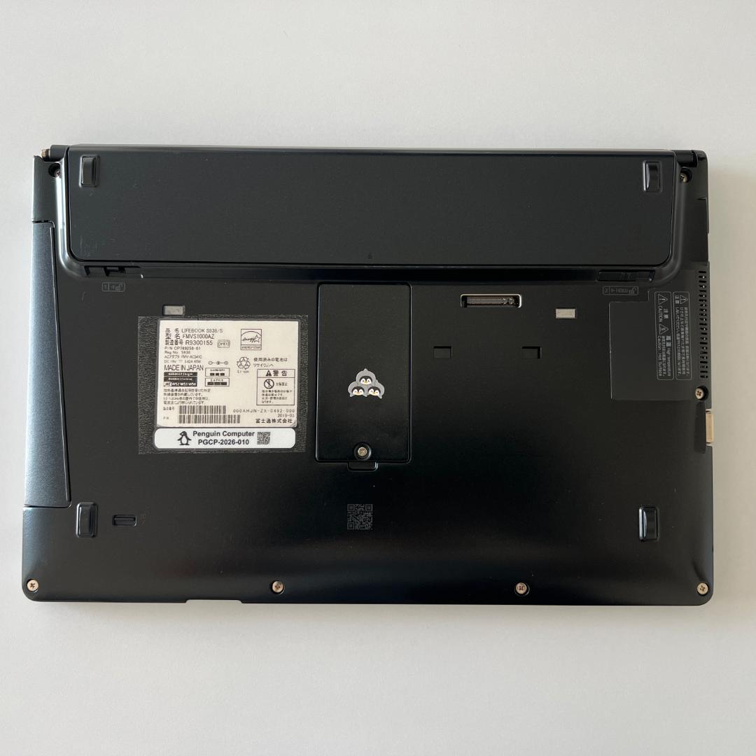 【Ubuntu搭載】富士通ノート i5-8350U/12GB/SSD256GB