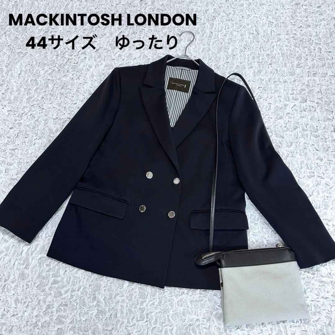 マッキントッシュロンドン　ロゴ銀ボタン　ダブルブレスト テーラードジャケット44