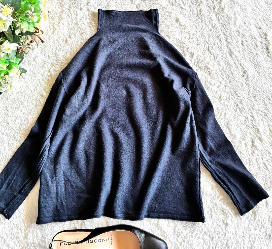 イタリア製TRANSIT PAR-SUCH上質 ウールニットハイネック美品春向け