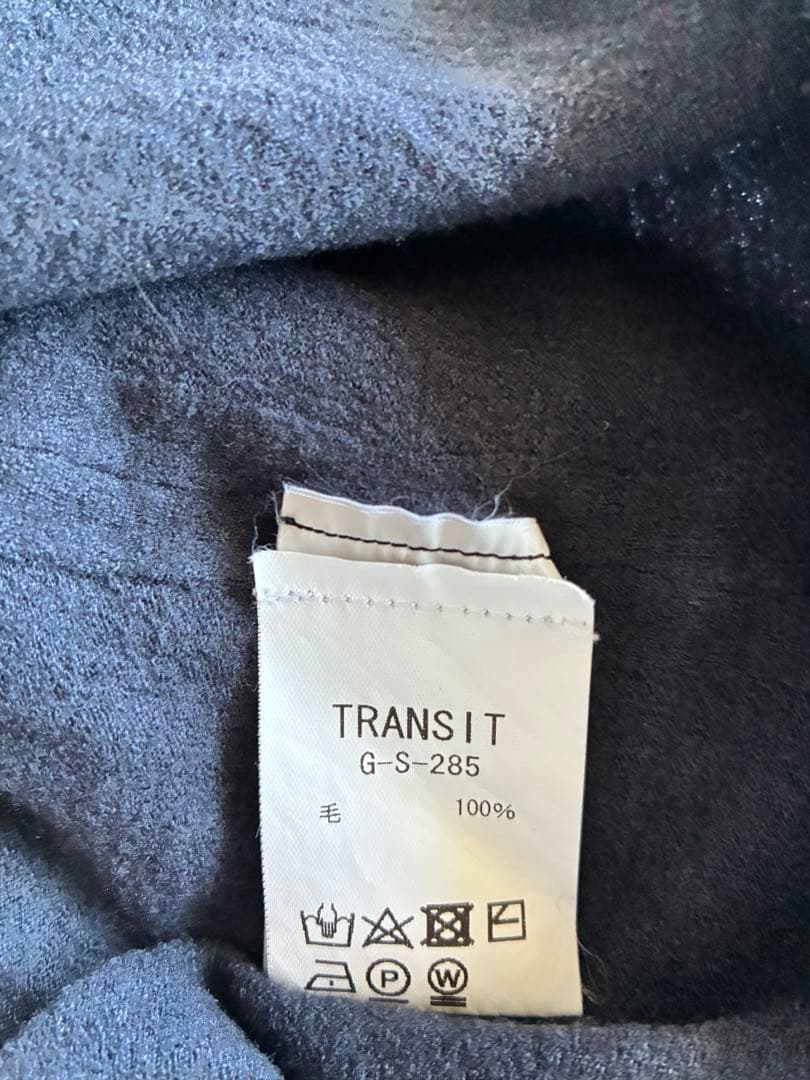イタリア製TRANSIT PAR-SUCH上質 ウールニットハイネック美品春向け