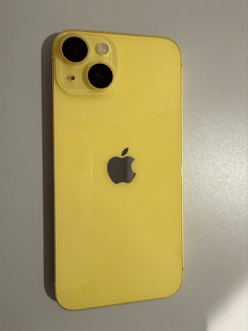 【美品】Apple iPhone 14 512GB 本体 イエロー