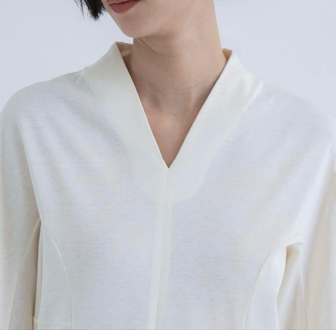 希少L 新品 Mame Kurogouchi クラシックコットンドレス ロング