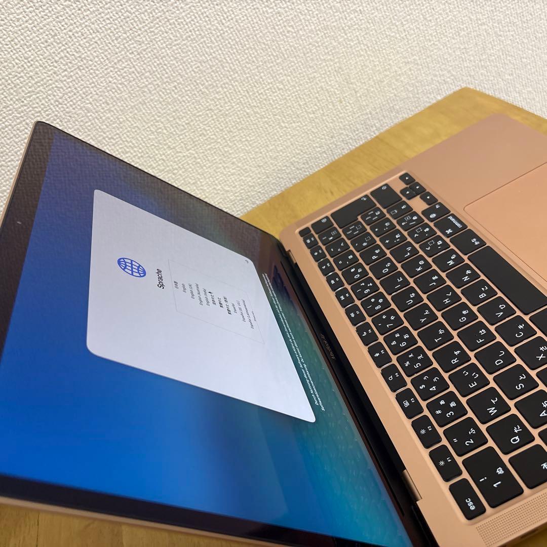 MacBook Air 13.3インチ ローズゴールド M1チップ 箱付美品