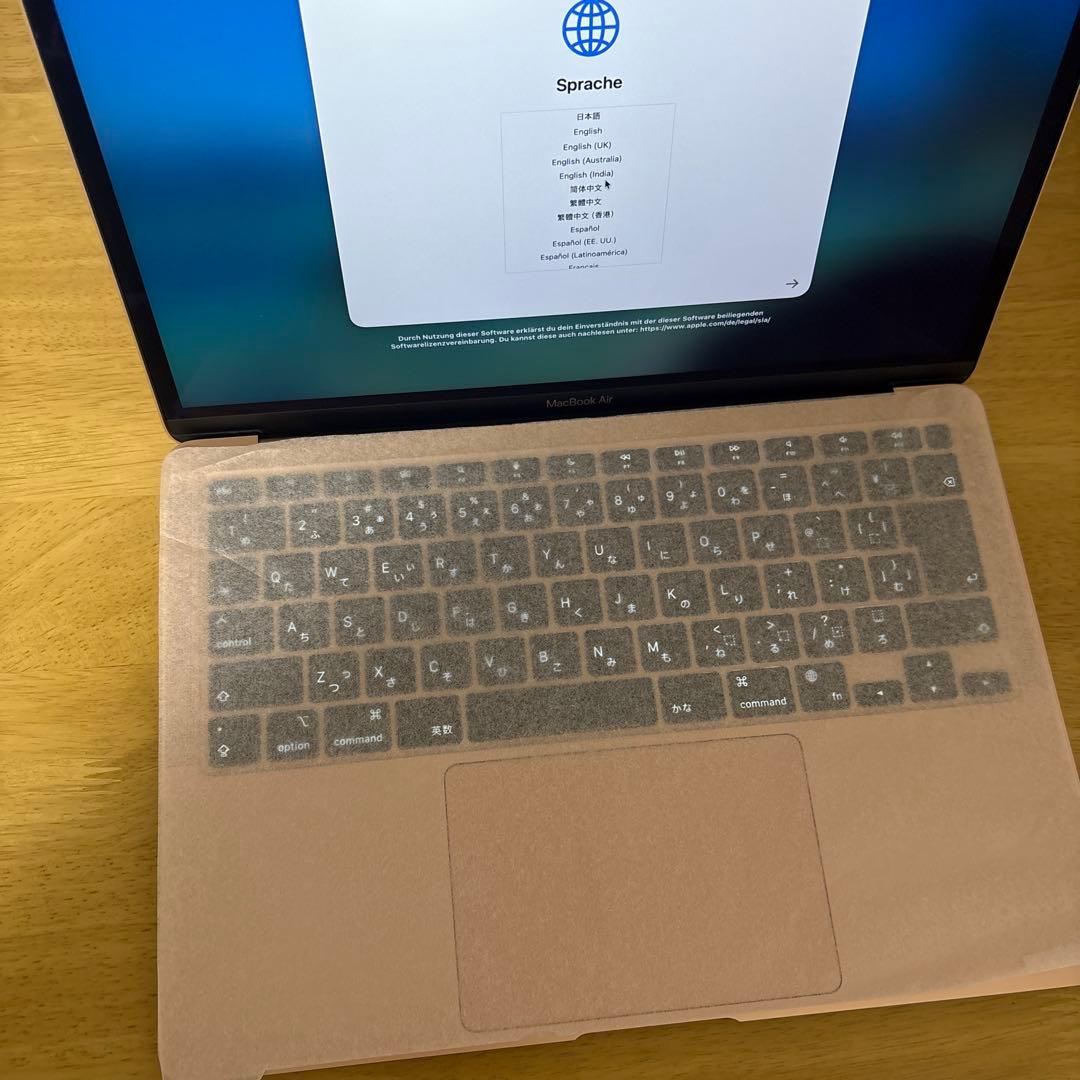MacBook Air 13.3インチ ローズゴールド M1チップ 箱付美品