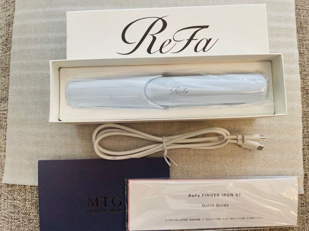 ReFaリファ フィンガーアイロン ストレートアイロン RE-AS-02A 白
