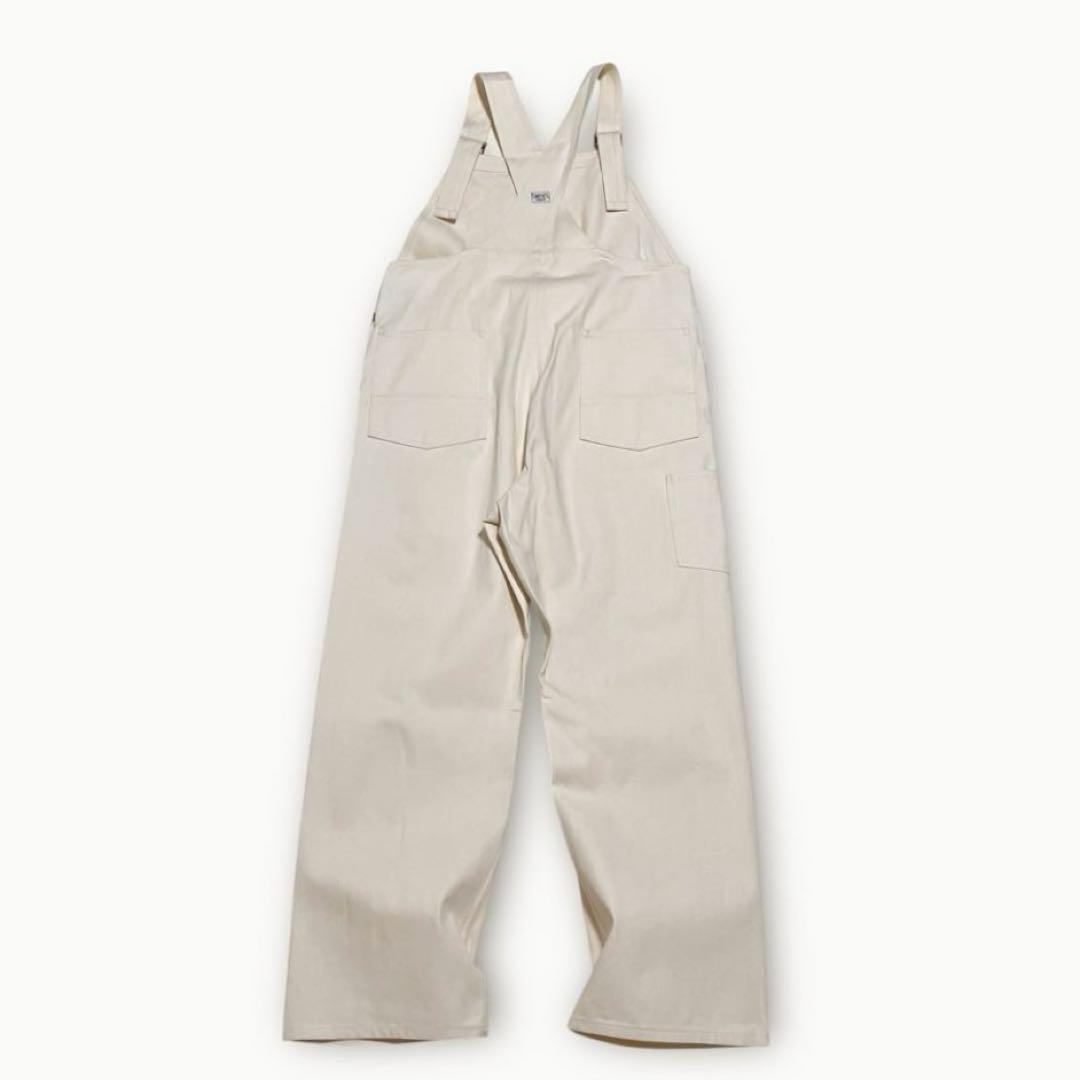 【新品未使用】アメリカンスミス　オーバーオール　USA製　キナリ　オーバーサイズ