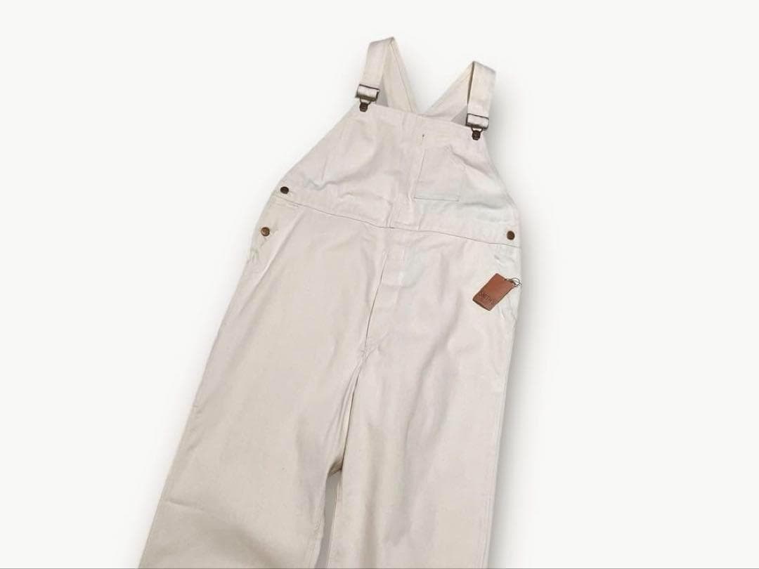 【新品未使用】アメリカンスミス　オーバーオール　USA製　キナリ　オーバーサイズ