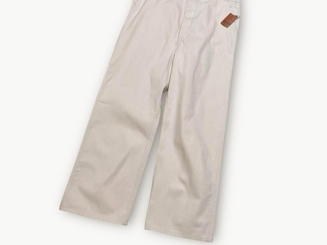 【新品未使用】アメリカンスミス　オーバーオール　USA製　キナリ　オーバーサイズ