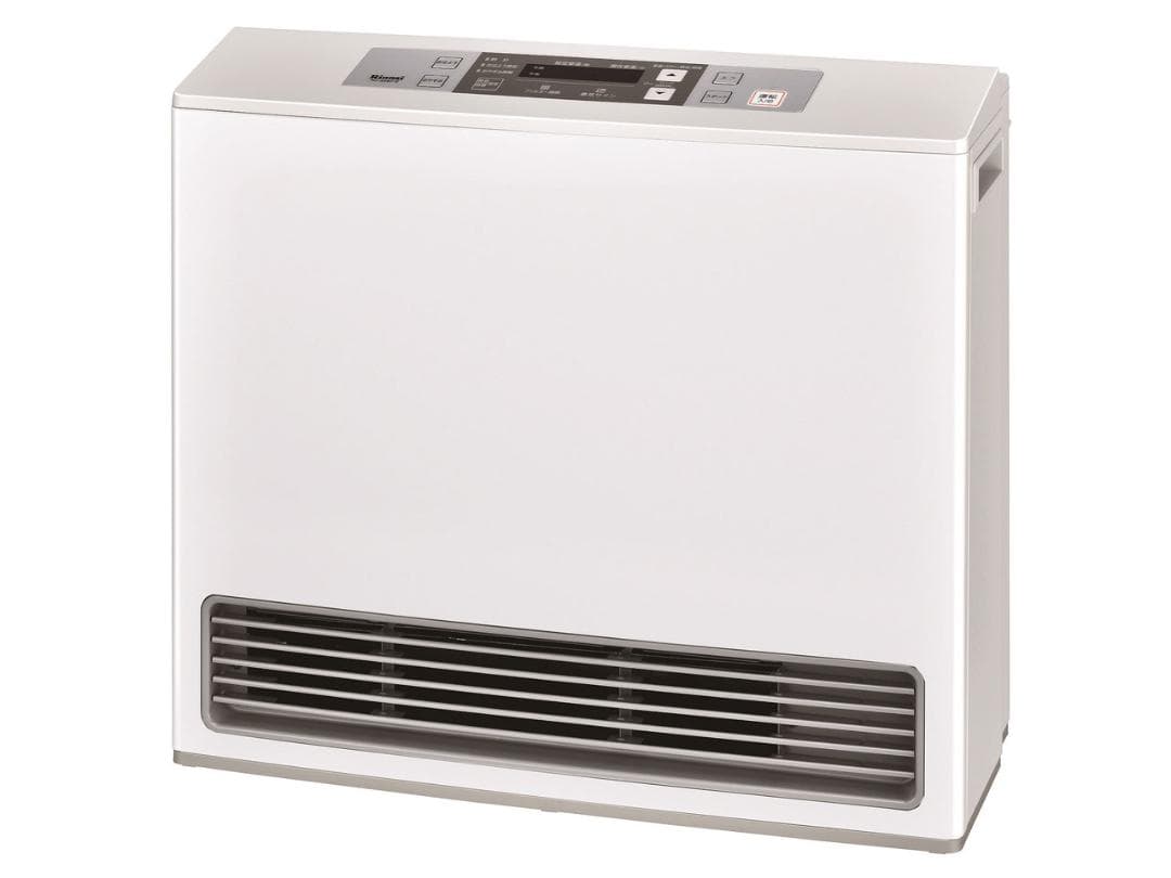 リンナイ ガスファンヒーター 都市ガス用（※） ホース2本付 動作確認済