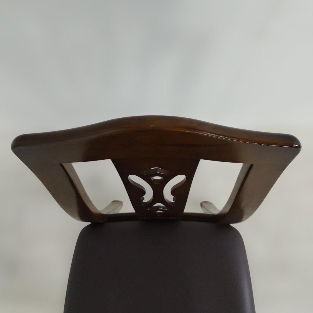 ④ カリモク コロニアル アームレスチェア ダイニングチェア