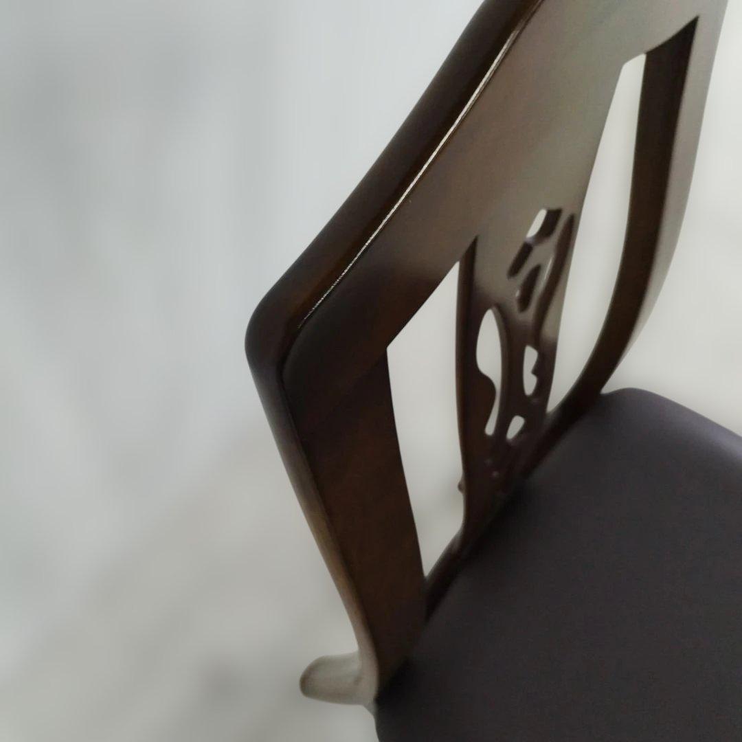 ④ カリモク コロニアル アームレスチェア ダイニングチェア