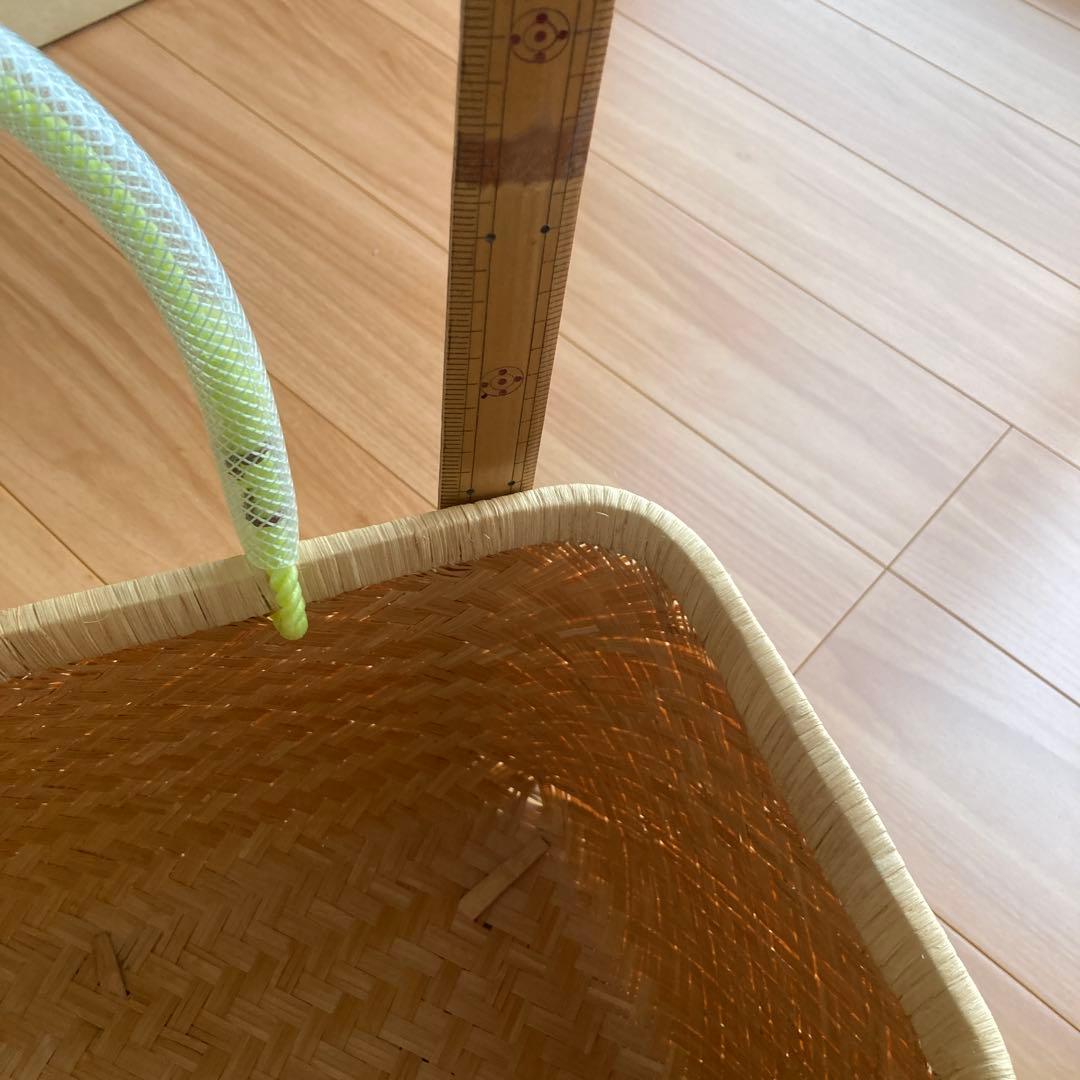 竹市場カゴ　自宅保存