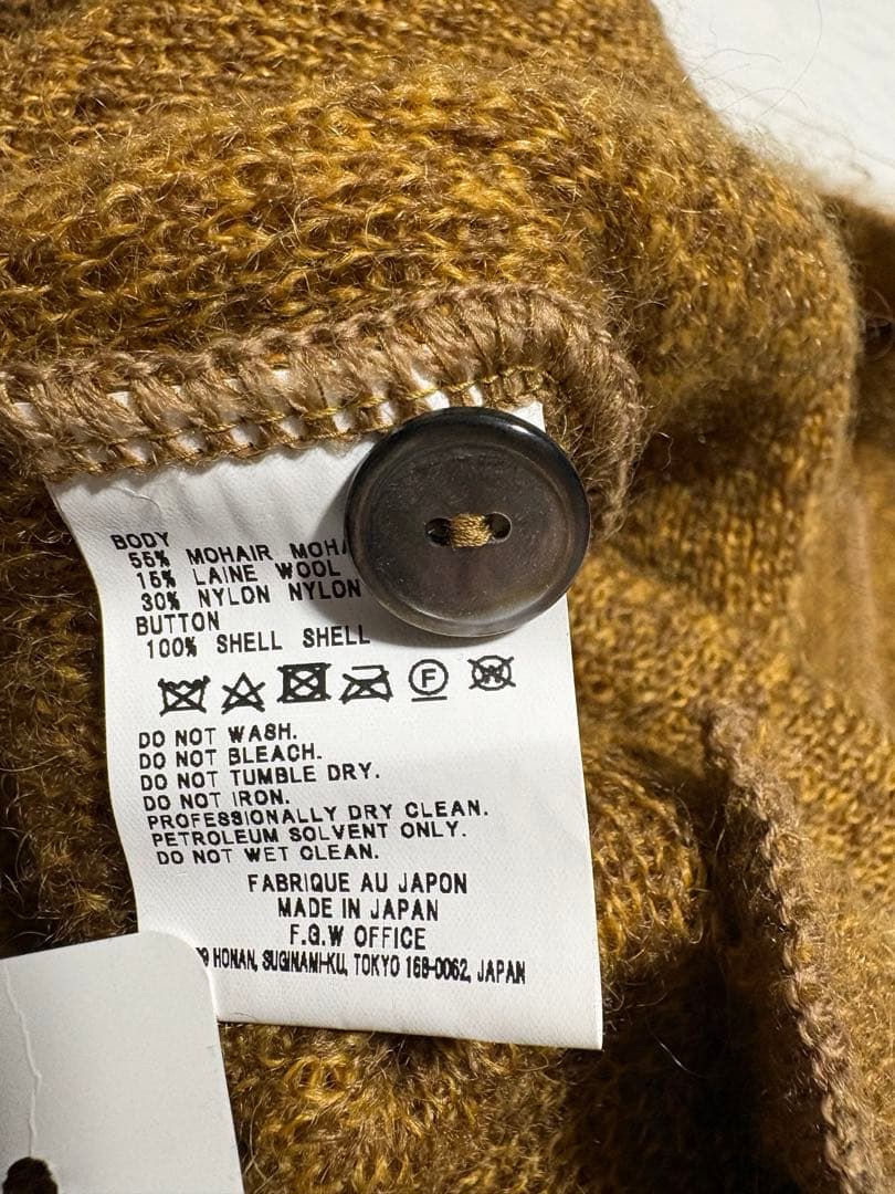 【新品同様】A.R.P別注モヘアカーディガンauthenticreproduc