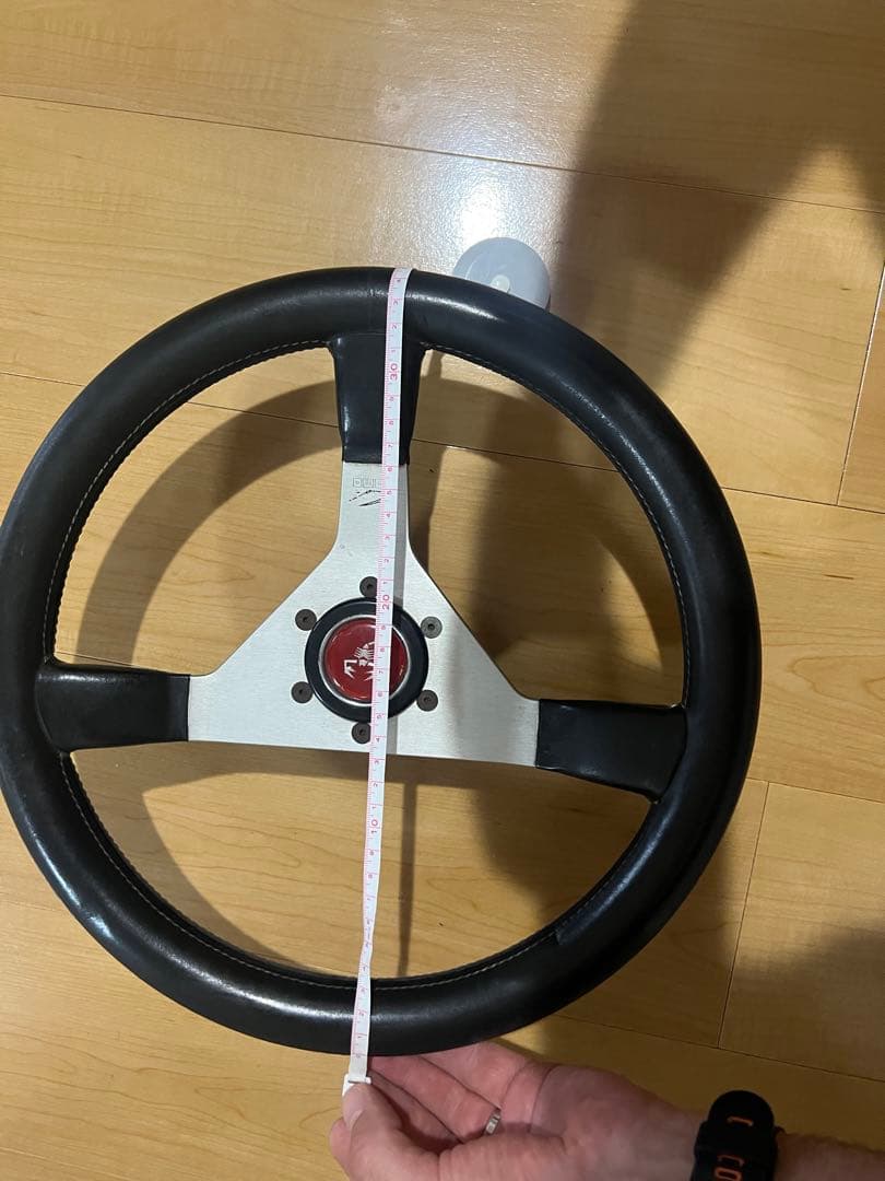 中古 アバルト 35cmパイ ステアリング ハンドル