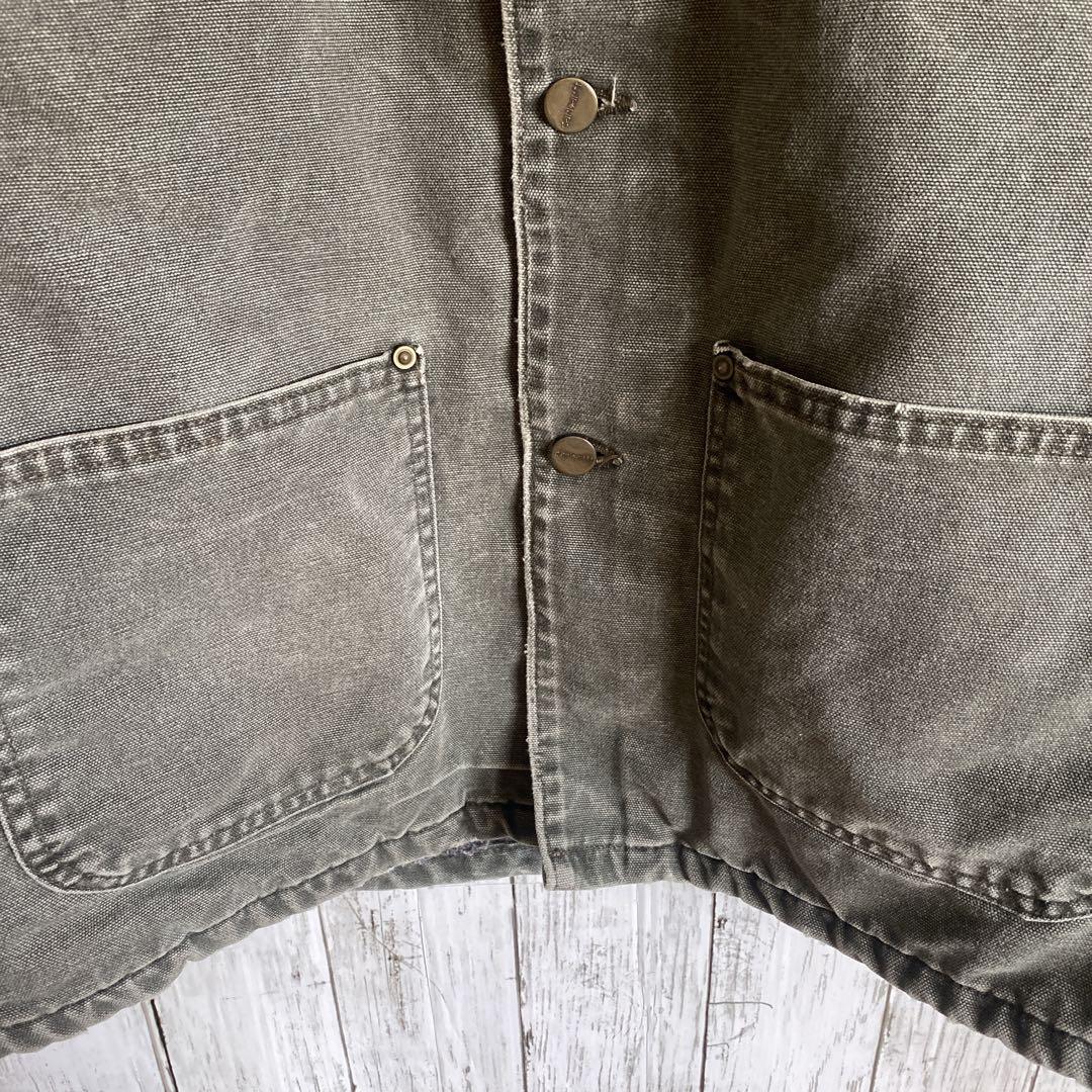 【名作】カーハート ミシガンチョアコート モスグリーン C02 MOS M