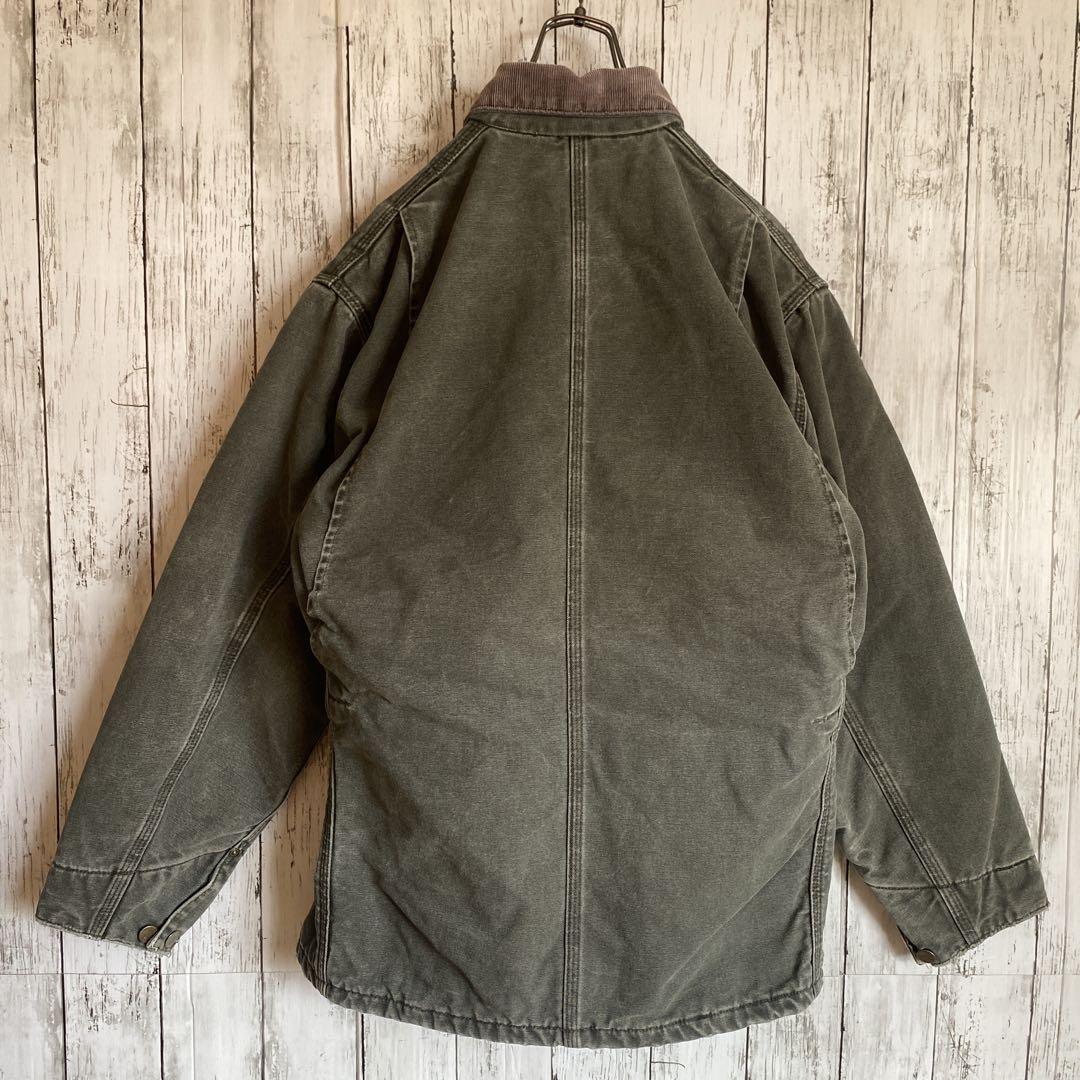 【名作】カーハート ミシガンチョアコート モスグリーン C02 MOS M
