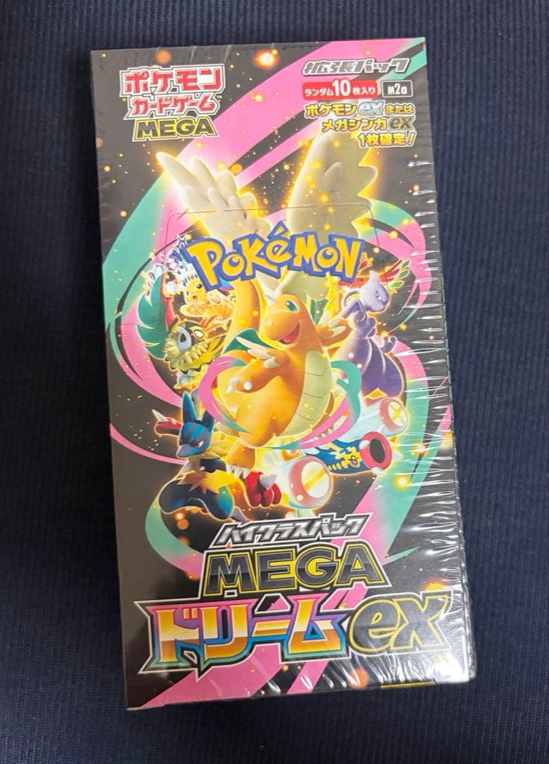 ポケモンカードゲーム　MEGAドリームex シュリンク付1box