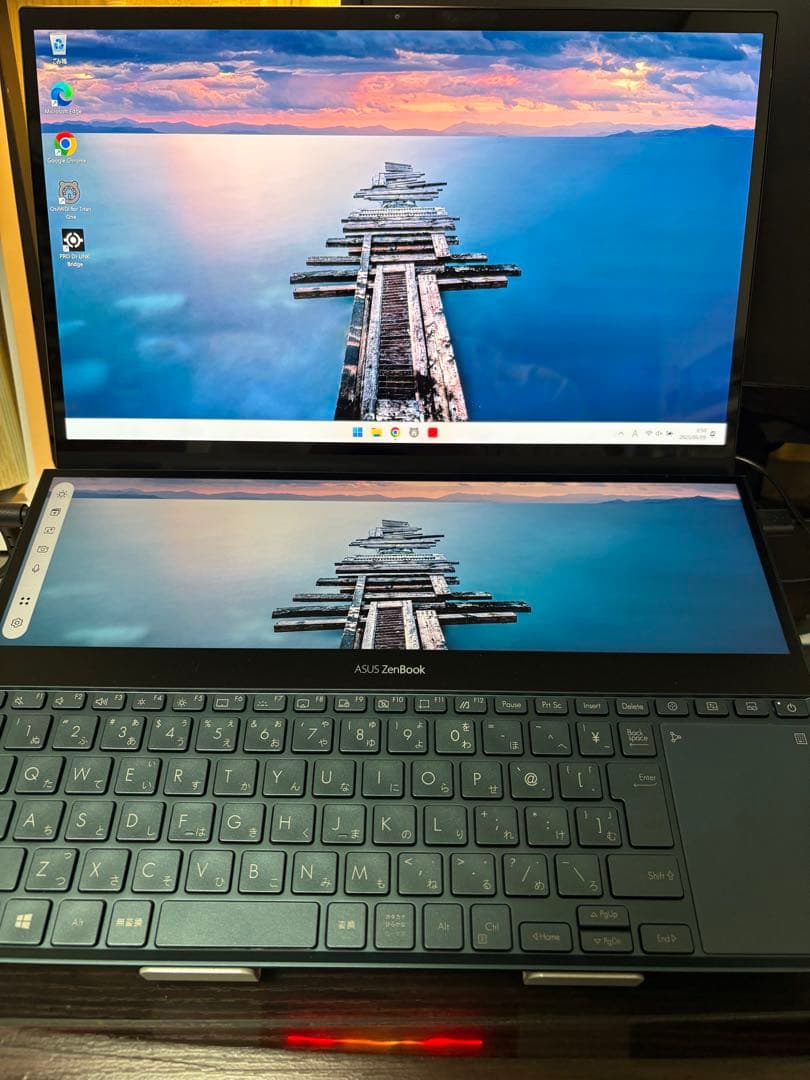 〈ジャンク〉ZenBook Pro Duo ダークブルー UX581GV