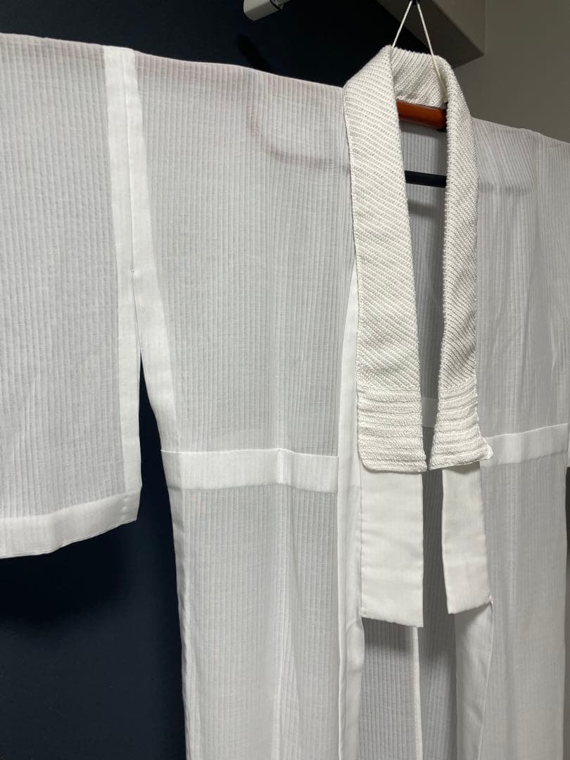 爽竹長襦袢　ビーズ半襟付き