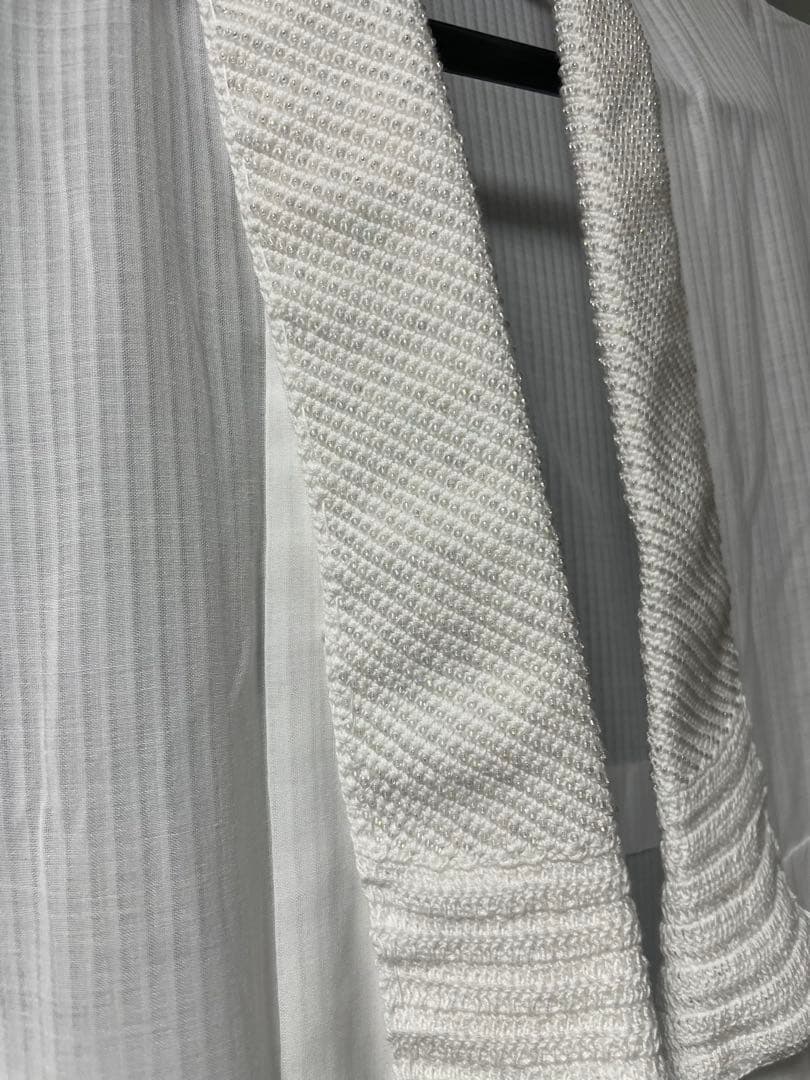 爽竹長襦袢　ビーズ半襟付き