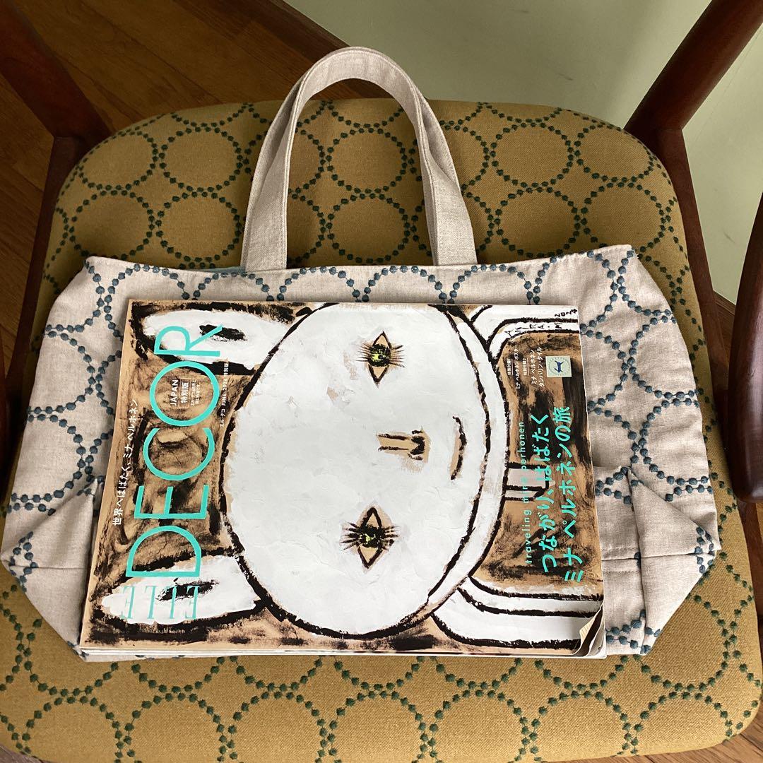 ミナペルホネン　タンバリン　トートバッグ　ハンドメイド