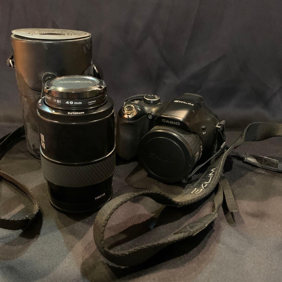 CASIO デジタル一眼レフカメラ MINOLTA 49mmレンズ付き