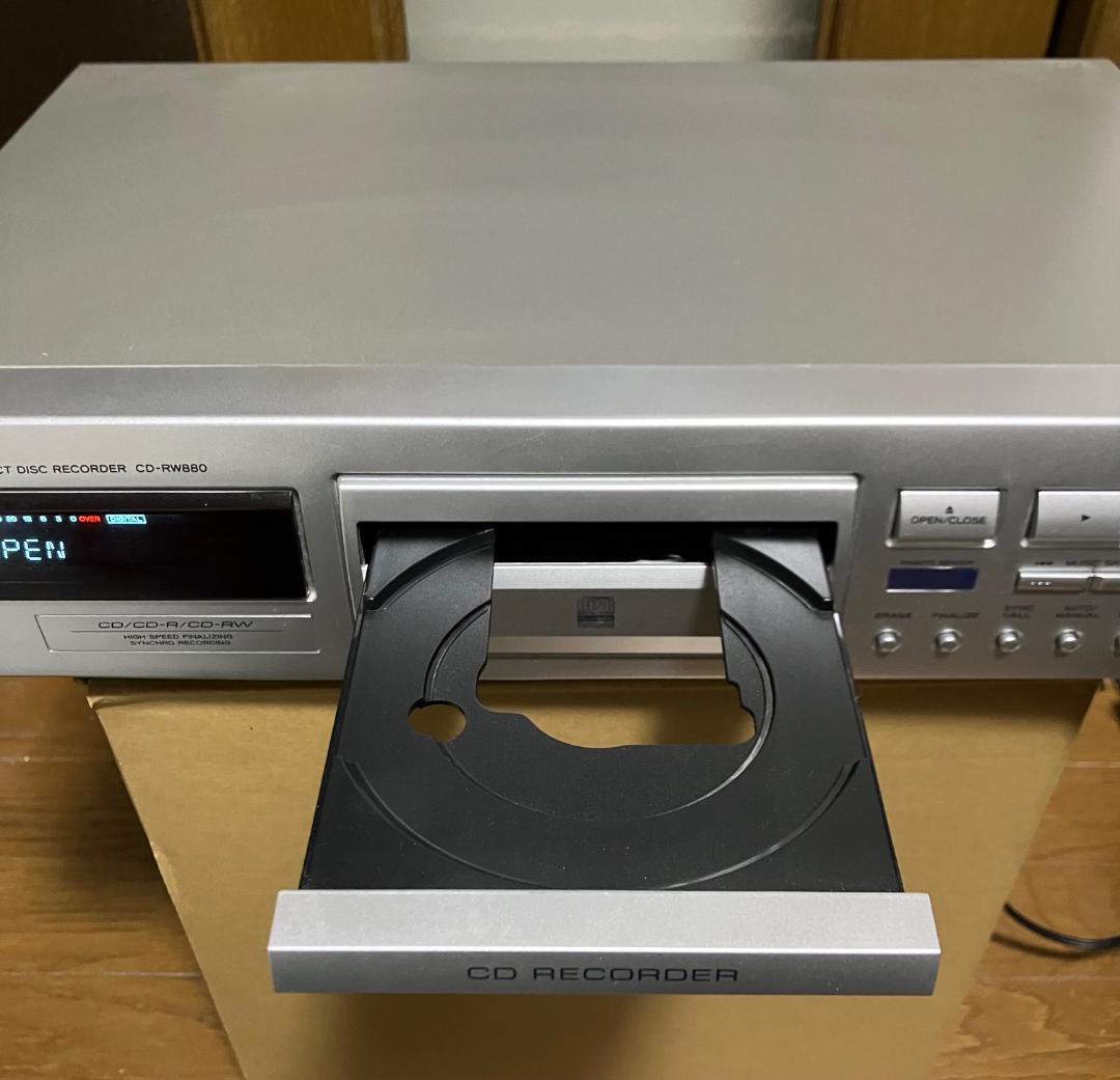 【動作品・美品】CDレコーダー　TEAC　CD-RW880