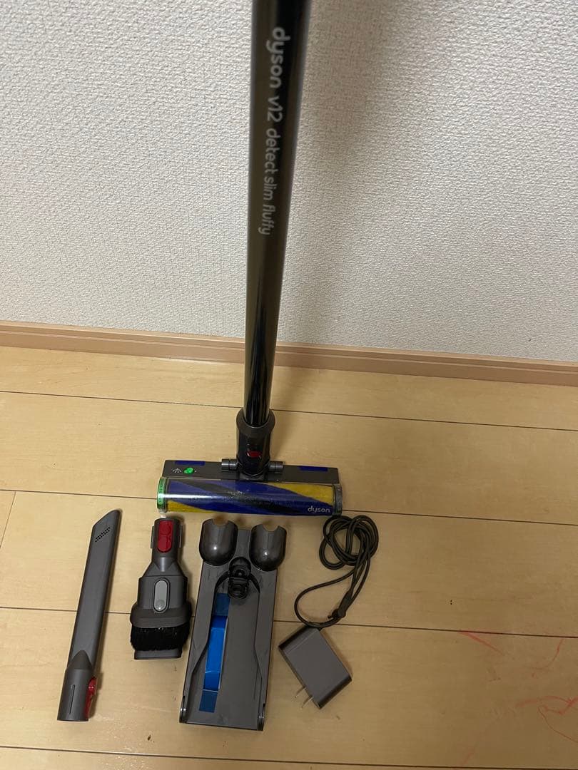 【美品】Dyson v12 sv３０detect slimエコーモード74分