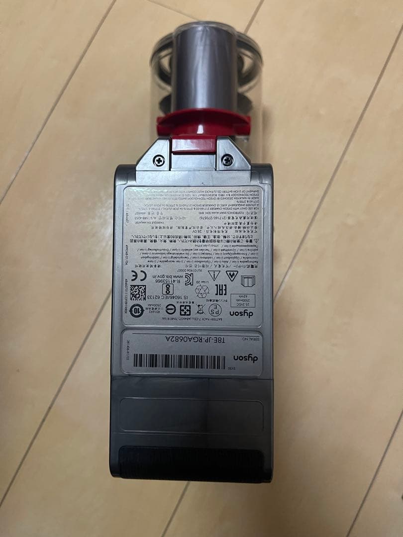 【美品】Dyson v12 sv３０detect slimエコーモード74分