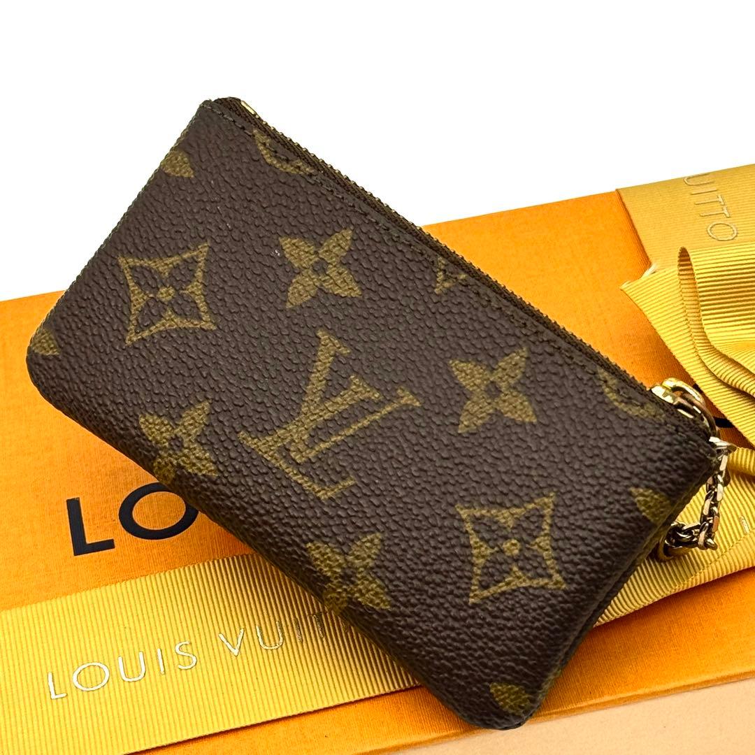 【超美品】 ルイヴィトン モノグラム ポシェットクレ ケース 小銭入