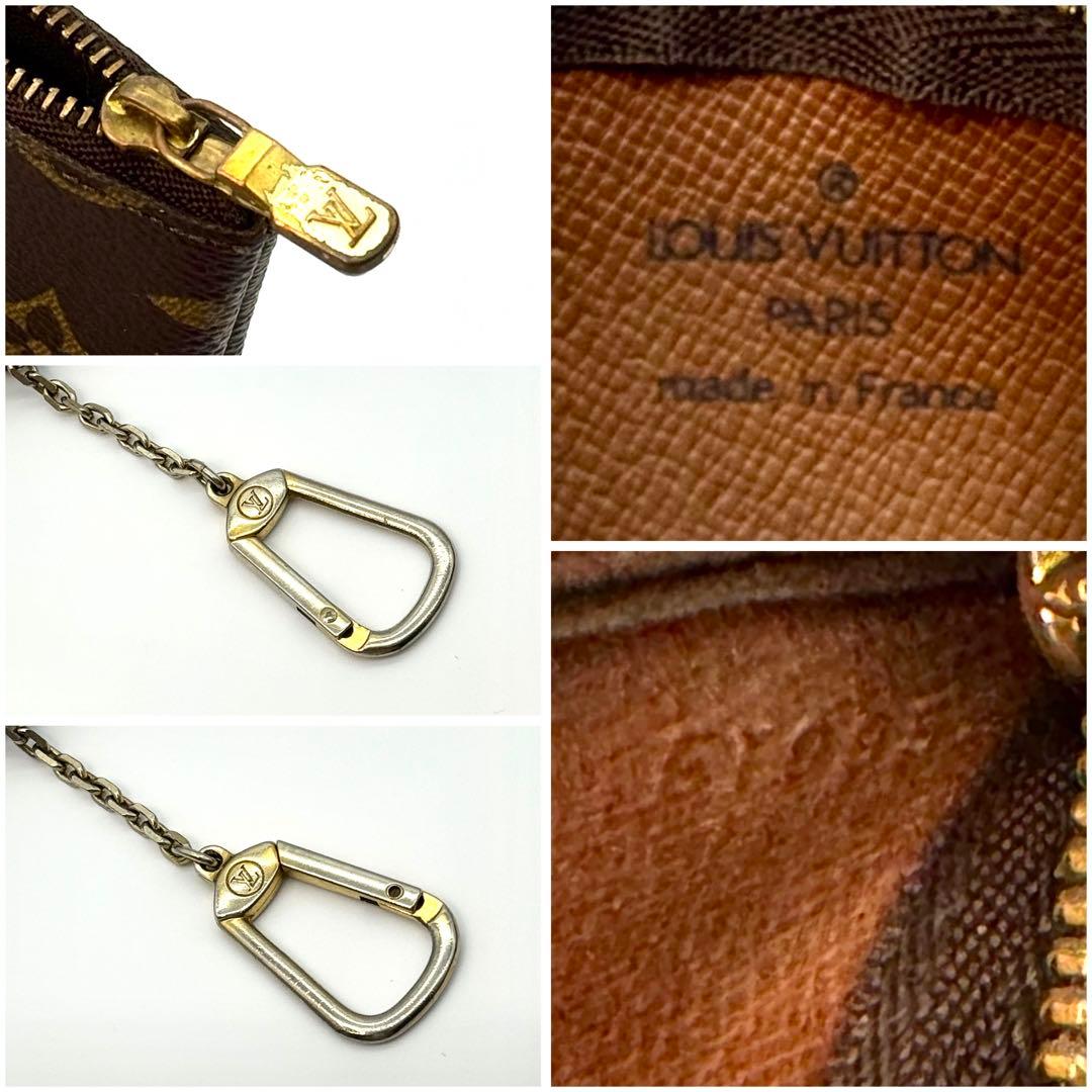 【超美品】 ルイヴィトン モノグラム ポシェットクレ ケース 小銭入