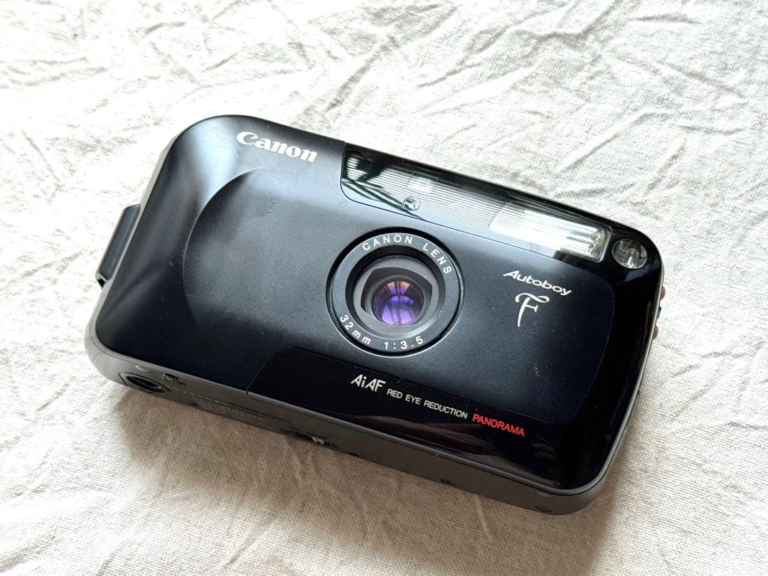 ⌘完動品！ 電池付き、作例あり！ Canon Autoboy F⌘